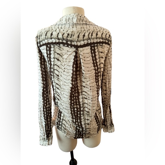 EUC L’Agence Holy Printed Blouse Sz S/P - Picture 4 of 7